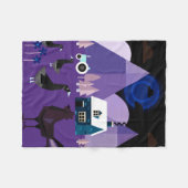 ヴィレッジ フリースブランケット (正面(横))