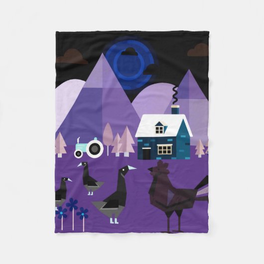 ヴィレッジ フリースブランケット (正面)