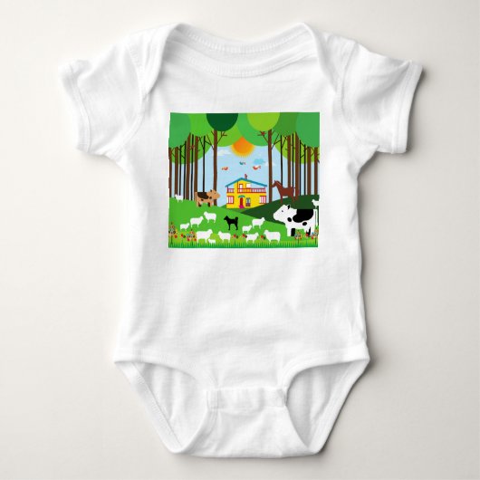 ヴィレッジ ベビーボディスーツ (正面)