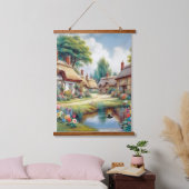 ヴィレッジ 吊り下げ型タペストリー (寝室)