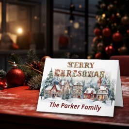 ヴィレッビクトリアングメリークリスマス カード