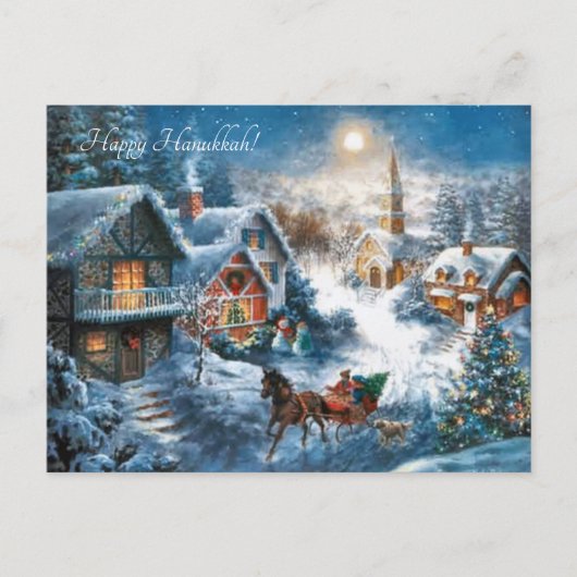 ヴィレッビクトリアンジハッピーハヌカ シーズンポストカード (正面)