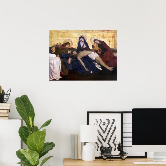 ヴィレヌーヴレーアヴィニョンのピエタオブヴィレヌヴレーヨン ポスター (ホームオフィス)