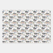 ヴィレフランスのッジハウスパターン ラッピングペーパーシート (正面)