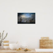 ヴィレム・ヴァン・デ・ヴェルデ海軍芸術 ポスター (キッチン)