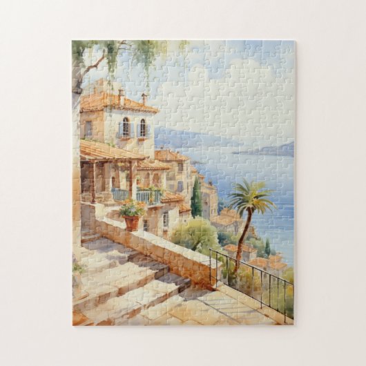 ヴィレ地中海のッジウォーターカラー ジグソーパズル (縦)