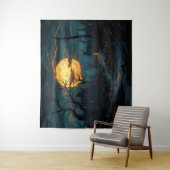 ヴィレ幽霊のよく出るッジハロウィーン背景 タペストリー (インサイチュ)