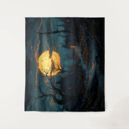 ヴィレ幽霊のよく出るッジハロウィーン背景 タペストリー