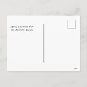 ヴィレ熱狂するッジオンクリスマスイブホリデーハガキ シーズンポストカード (裏面)