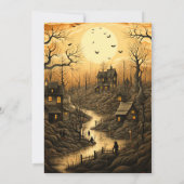 ヴィレ素朴ッジこうもりセットサンハローウィンパーティ 招待状 (裏面)