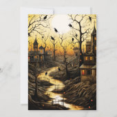 ヴィレ素朴ッジこうもりセットサンハローウィンパーティ 招待状 (裏面)