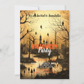 ヴィレ素朴ッジこうもりセットサンハローウィンパーティ 招待状 (正面)