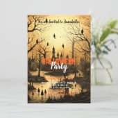 ヴィレ素朴ッジこうもりセットサンハローウィンパーティ 招待状 (スタンド正面)