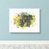 *~*ヴィンアートヤードワイナリーブドウAR21ワインセラー キャンバスプリント (インサイチュ (ウッドフロア))