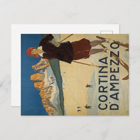 ヴィンイタリアンテージ旅行はがき ポストカード (正面/裏面)