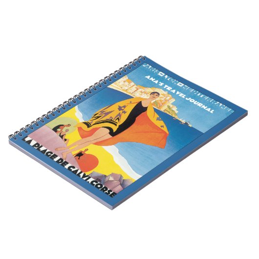 ヴィンエレガントテージ旅行ポスタージャーナル ノートブック (左側)