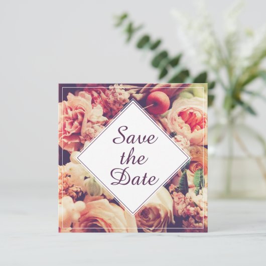 ヴィンエレガントテージ結婚式の発表、花のモチーフ (スタンド正面)