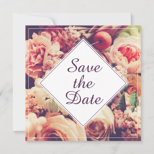 ヴィンエレガントテージ結婚式の発表、花のモチーフ (正面)