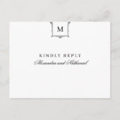 ヴィンエレガントテージ結婚式の返信ポストカード インビテーションポストカード (正面)