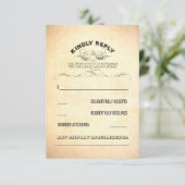 ヴィンエレガントテージ結婚式RSVPカード 出欠カード (スタンド正面)