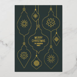 ヴィンエレガントテージ華美クリスマスボーブルCC1261 箔シーズンカード