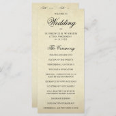 ヴィンエレガントフォーマルテージ結婚式 プログラム (正面/裏面)