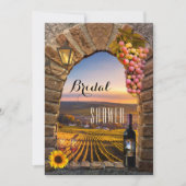 ヴィンエレガントヤイタリアンードワインブライダルシャワー 招待状 (正面)