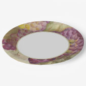 ヴィンエレガントヤードの水の色のワインカントリーをテーマ ペーパープレート (アングル)