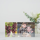 ヴィンエレガントヤード紫/緑ぶどう結婚ズ セーブザデート (スタンド正面)