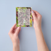 ヴィンエレガントヤード紫/緑ぶどう結婚ズ チラシ (手)