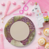 ヴィンエレガントヤ素朴ードワインカントリーをテーマ ペーパープレート (パーティー)