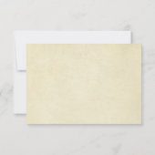 ヴィンエレガント伝統的フォーマルテージ結婚式 出欠カード (裏面)