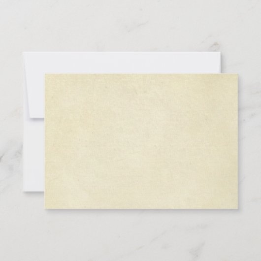 ヴィンエレガント伝統的フォーマルテージ結婚式 出欠カード (裏面)