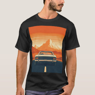 ヴィンクラシックテージ車tシャツ tシャツ