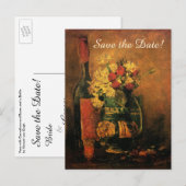 ヴィンゴッホ フラワーとワインでSave the Date! 案内ポストカード (正面/裏面)