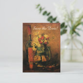 ヴィンゴッホ フラワーとワインでSave the Date! 案内ポストカード (スタンド正面)