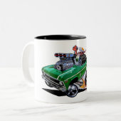 ヴィンスクラインハイオクタンアートプレゼントすごい'NOVA' ツートーンマグカップ (正面左)