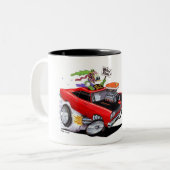 ヴィンスクレインBIRD FINK 1969赤いマッスルカー ツートーンマグカップ (正面左)