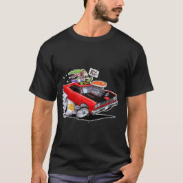 ヴィンスクレインBIRD FINK 1969赤いマッスルカー Tシャツ