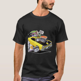 ヴィンスクレインBIRD FINK 1969黄色のマッスルカー Tシャツ