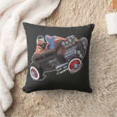 ヴィンス・クラインズの高オクタン・アート、1930年代の錆びたラットロッド クッション (ブランケット)