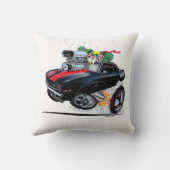 ヴィンス・クレインズハイオクタン・アート1969カマロ・ブラック クッション (裏面)