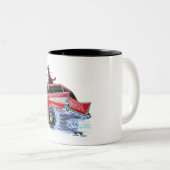 ヴィンス・クレインズ・ハイオクタン・アート， 1957シボイ・ノマド ツートーンマグカップ (正面右)