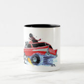 ヴィンス・クレインズ・ハイオクタン・アート， 1957シボイ・ノマド ツートーンマグカップ (中央)