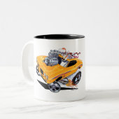 ヴィンス・クレインズ・ハイ・オクタン・アート1970年GTO判事 ツートーンマグカップ (正面左)