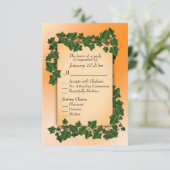 ヴィンズ・オン・オレンジ・フォール　RSVP　食事付き 出欠カード (スタンド正面)