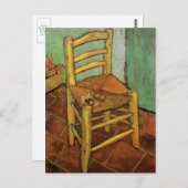 ヴィンセントの椅子とパイプ(Vincent's Chair with His Pipe)by ヴィン ポストカード (正面/裏面)