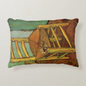 ヴィンセントの椅子と彼のパイプはヴィンセント・ヴァン・ゴッホ アクセントクッション (正面)