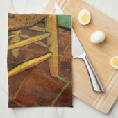 ヴィンセントの椅子と彼のパイプはヴィンセント・ヴァン・ゴッホ キッチンタオル (四つ折り)