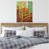 ヴィンセントの椅子と彼のパイプはヴィンセント・ヴァン・ゴッホ キャンバスプリント (インサイチュ (寝室))